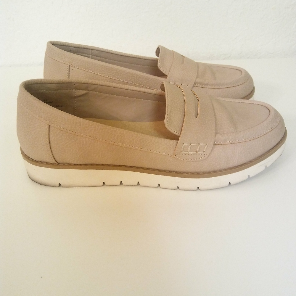 Mia Penny Loafer Elouise Penny Loafer Shoes Beige